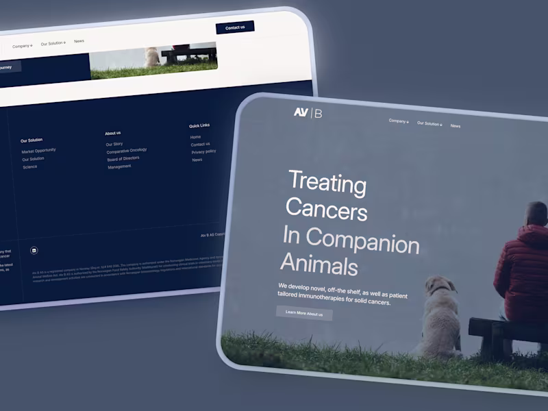 Cover image for Multi-Page Responsive Website in Framer 3-4 Pages