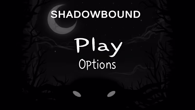 Cover image for SHADOWBOUND - 2D Game Made