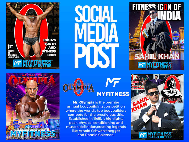 Cover image for Mr Olympia x My Fitness Instagram Posts :: Behance