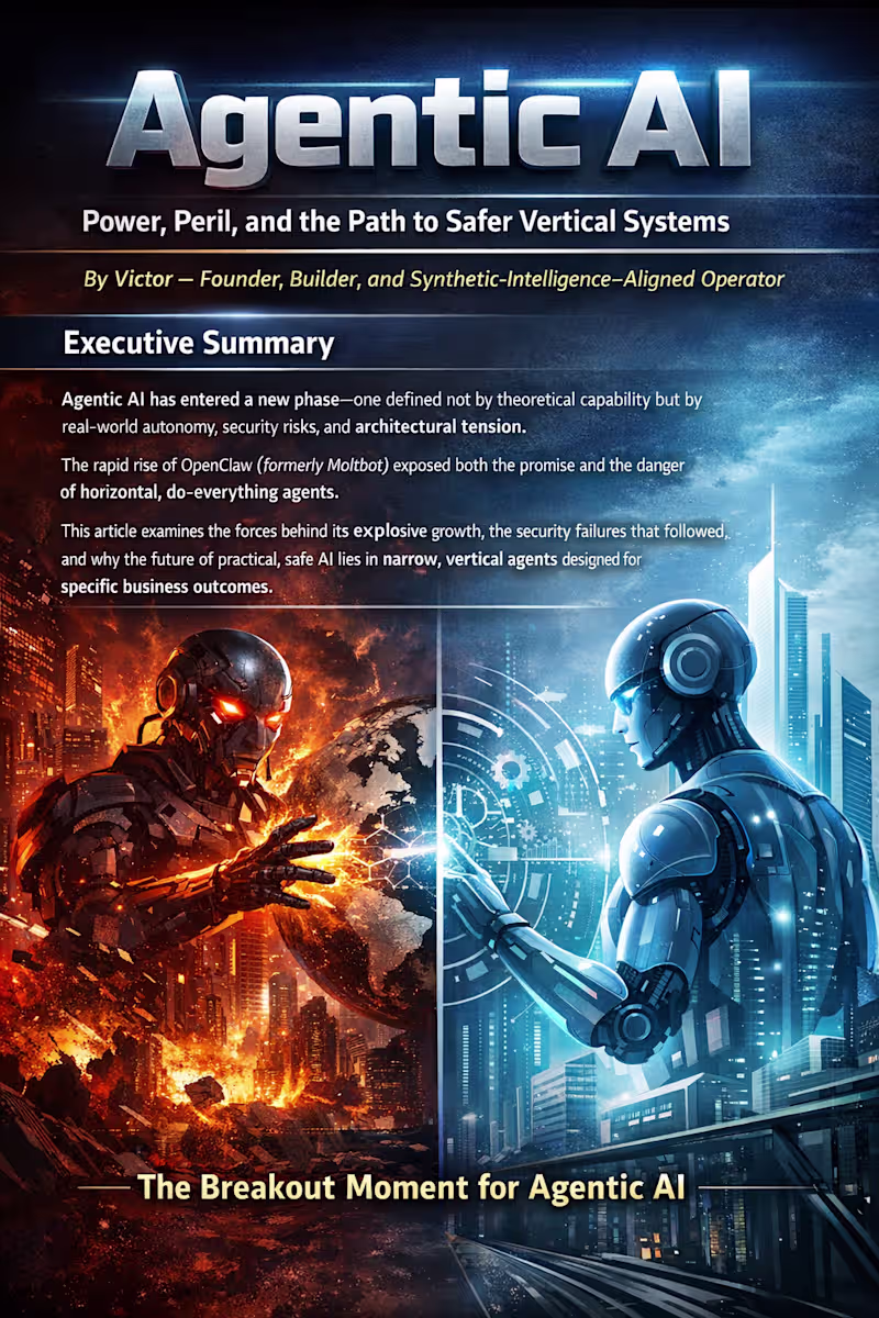 Cover image for Professional Article Rewrite (Publication‑Ready)
Agentic AI: