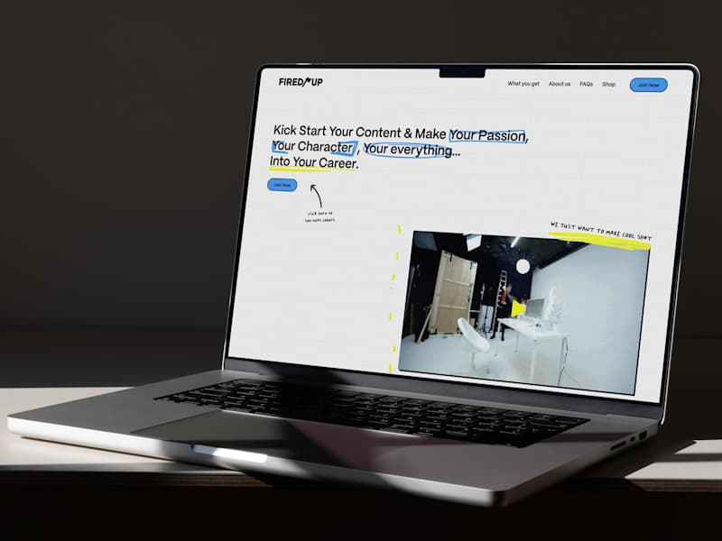 Cover image for Fired Up - Design & Webflow Development 
