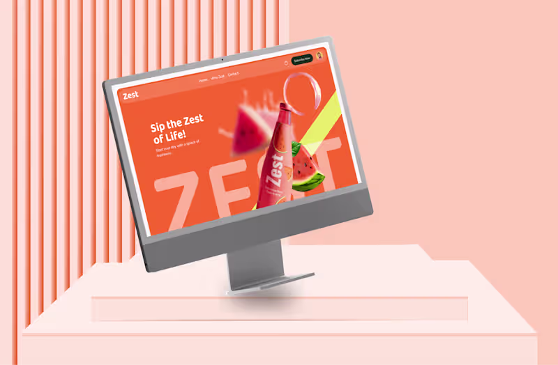 Cover image for Zest | A D2C Juice Subscription Experience