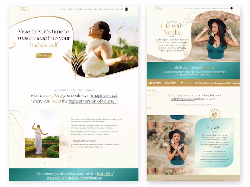 Cover image for Spiritual Teaching | Full Website Design