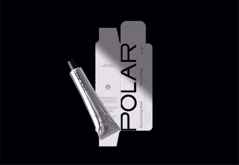 Cover image for POLAR | Brand Identity and Packaging for Skincare Brand