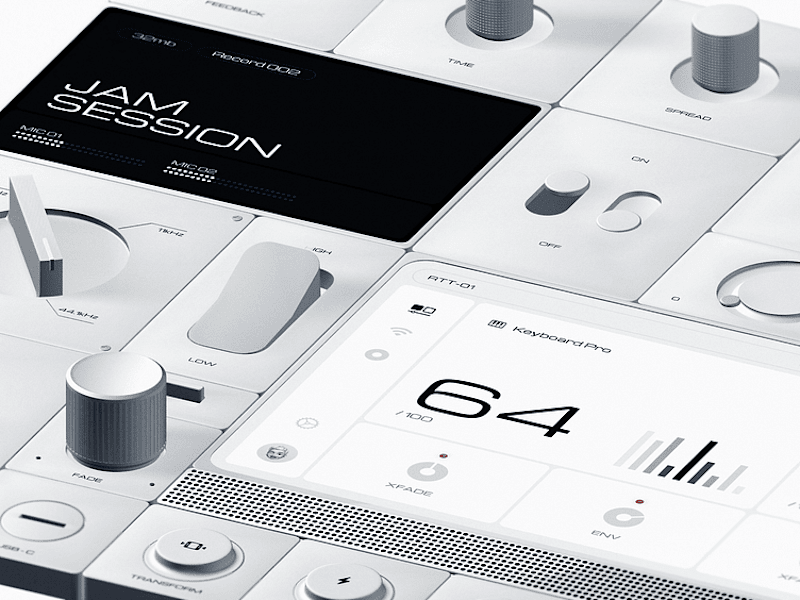 Cover image for 3D device and website design