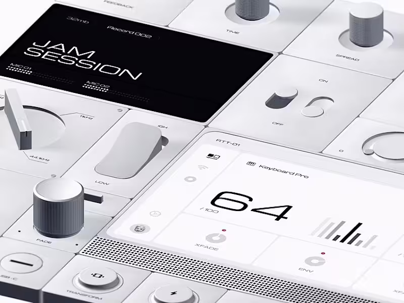 Cover image for 3D device and website design