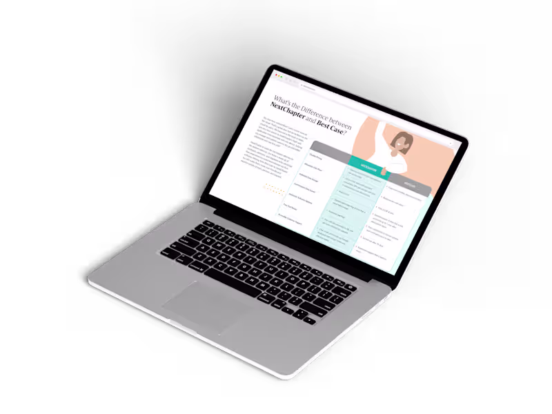 Cover image for NextChapter - Landing Page Design