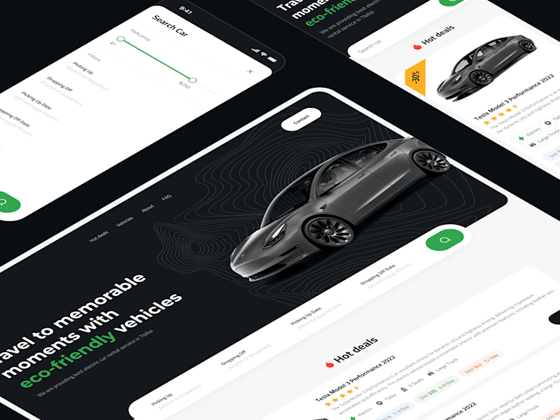 Cover image for eCars Website Design
