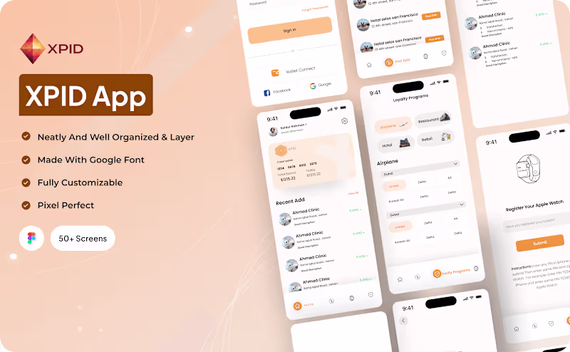 Cover image for XPID App – Complete UX/UI
