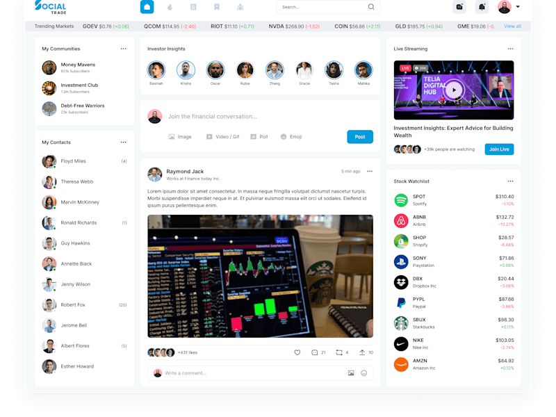 Cover image for Web App UIUX Design