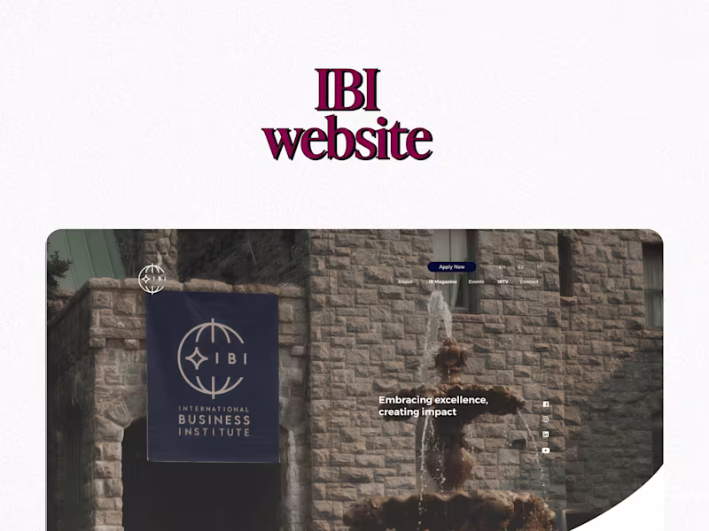 Cover image for UI Design for Corporate website
