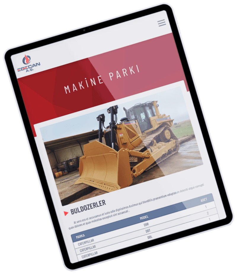 Cover image for Egecan Construction Company Website