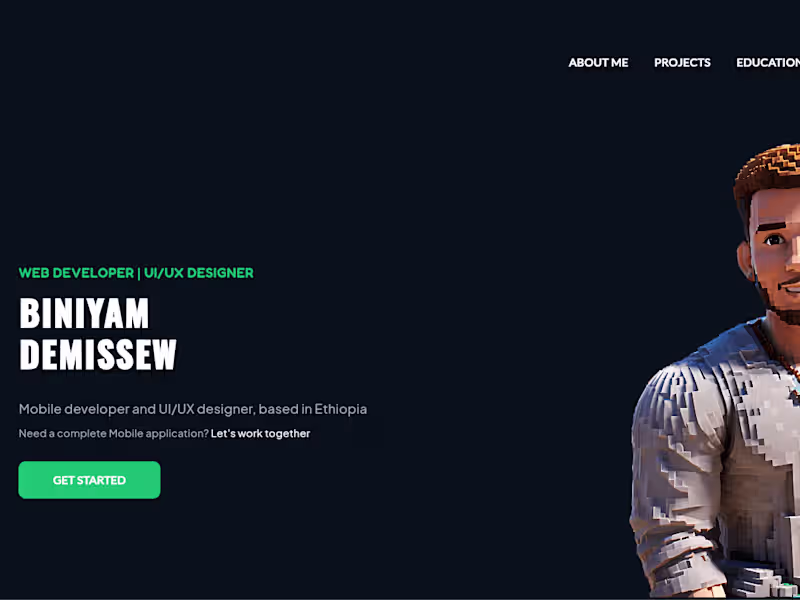 Cover image for Flutter web portfolio