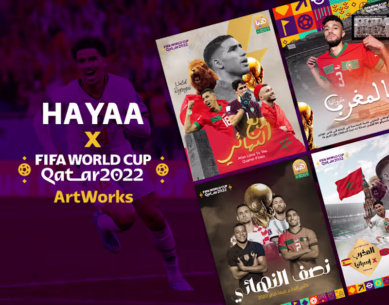 Cover image for Hayaa X FIFA WORLD CUP 2022 - ArtWorks