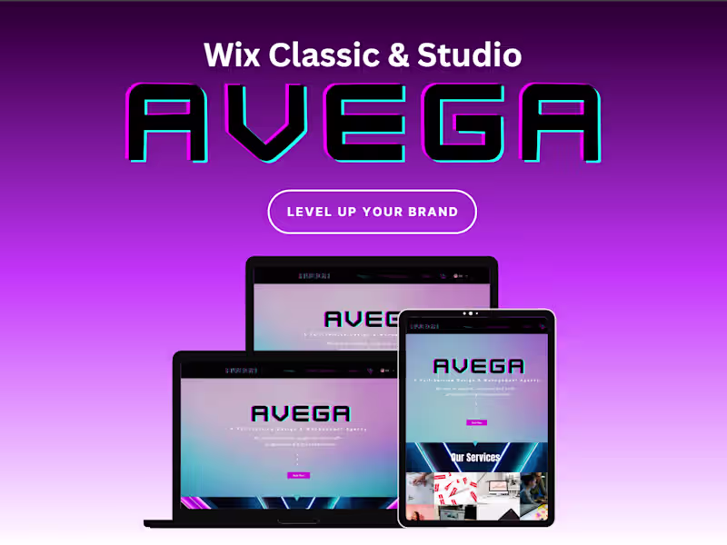 Cover image for Web Design – Wix Classic & Wix Studio