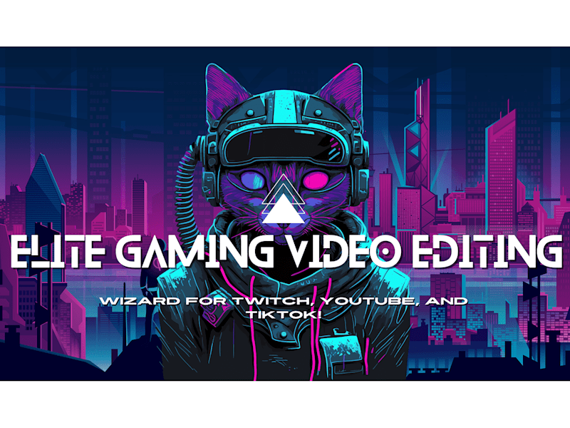 Cover image for I'll edit your gaming videos for YouTube, twitch, and TikTok.
