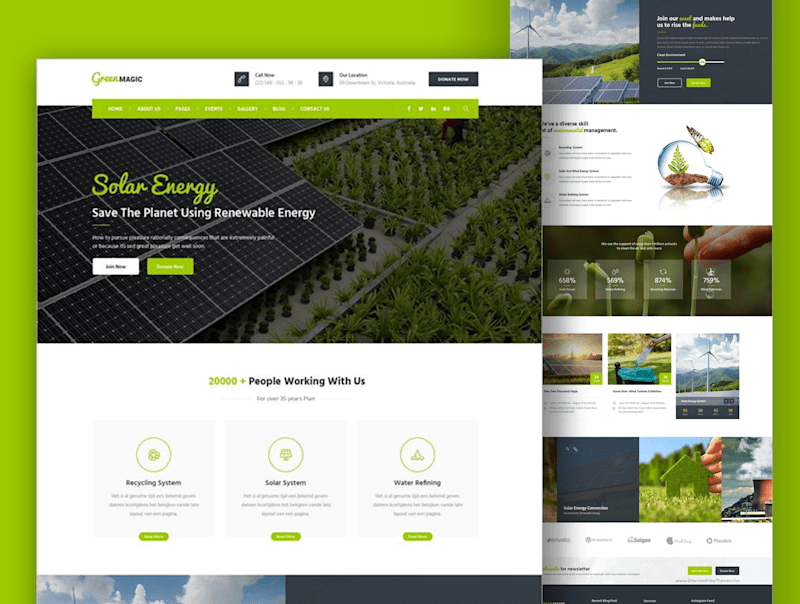 Cover image for Solar Energy - Landing Page Design