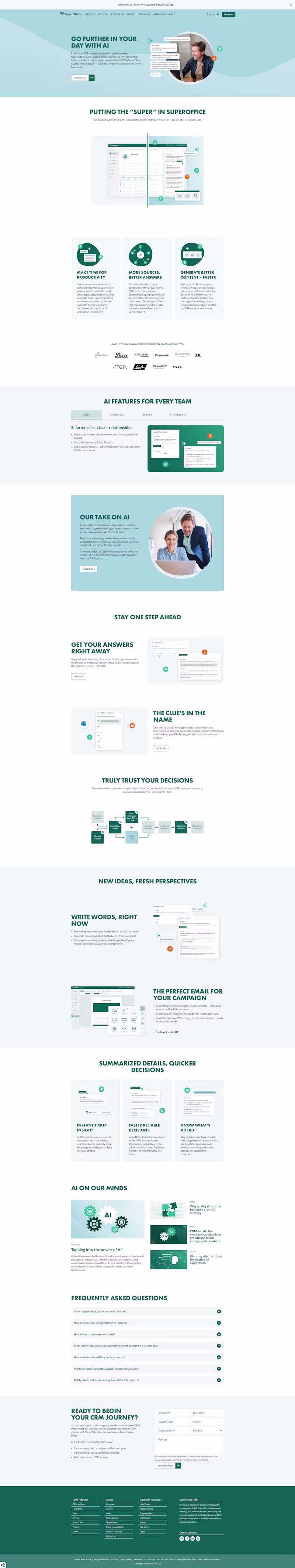 Cover image for [Ideation, Wireframe, Content, Copy] AI page for CRM Suite