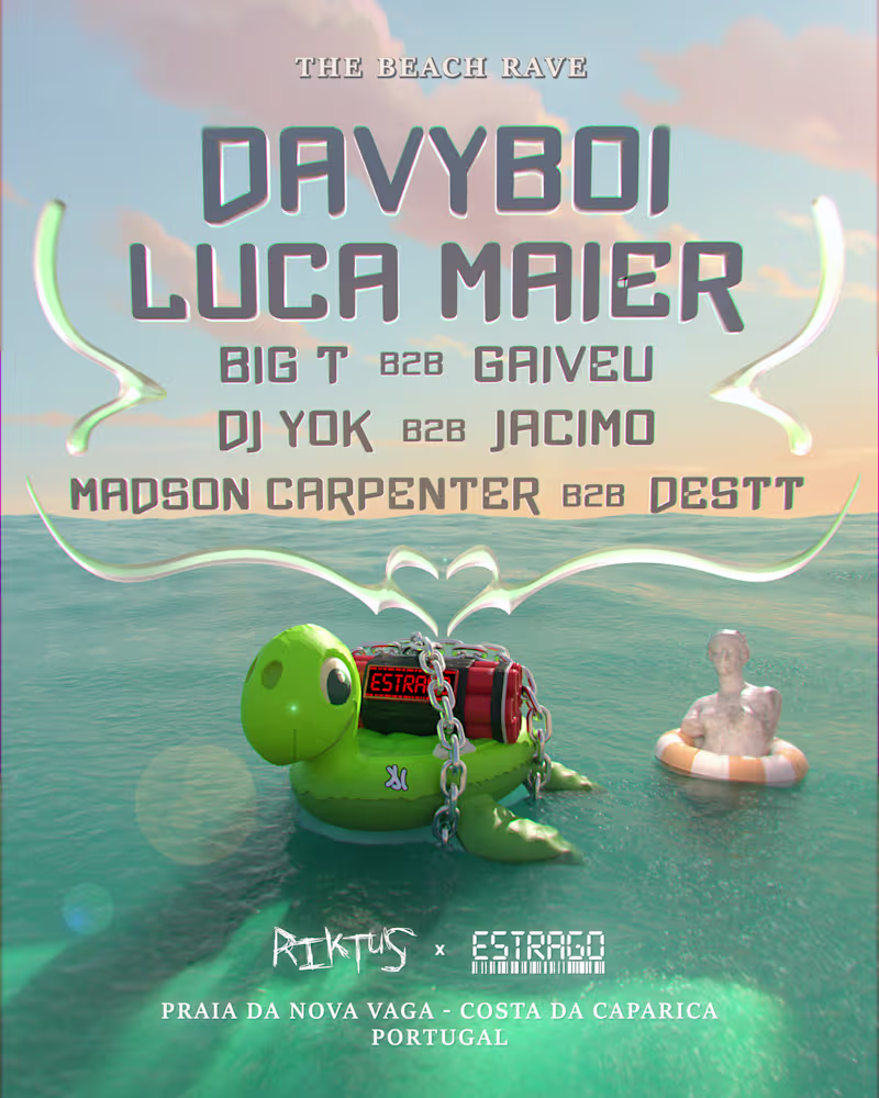 Cover image for ESTRAGO x RIKTUS Beach Party