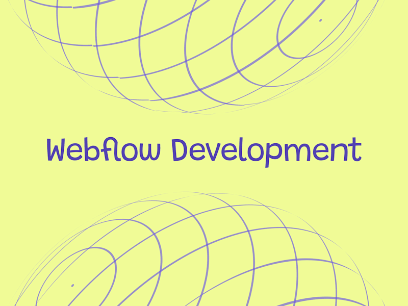 Cover image for Webflow website development