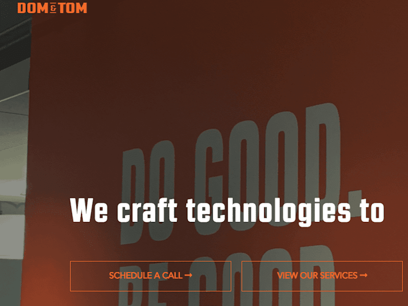 Cover image for Digital Product Agency New York & Chicago | Dom & Tom