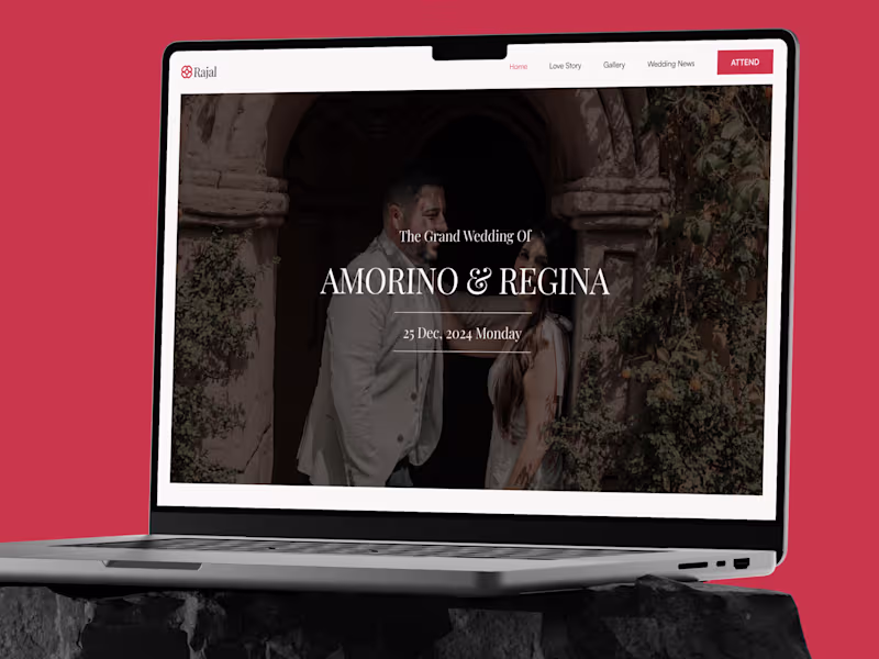Cover image for Wedding Framer Website
