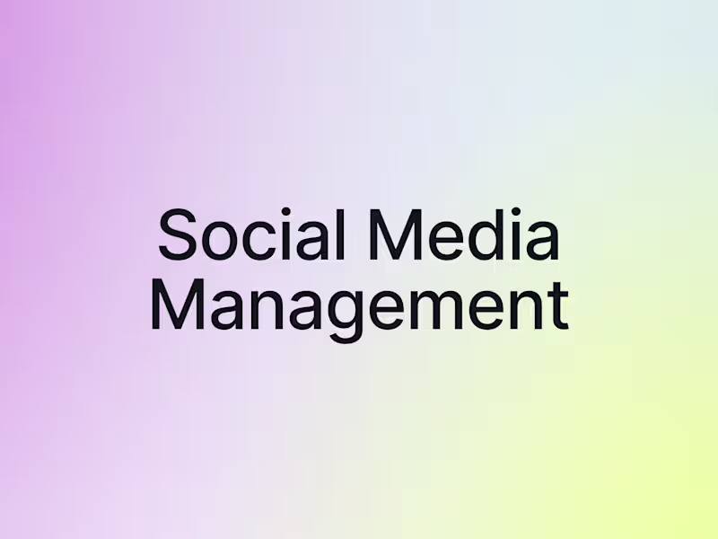 Cover image for Social Media Content Creation (Facebook, Instagram, Twitter/X)