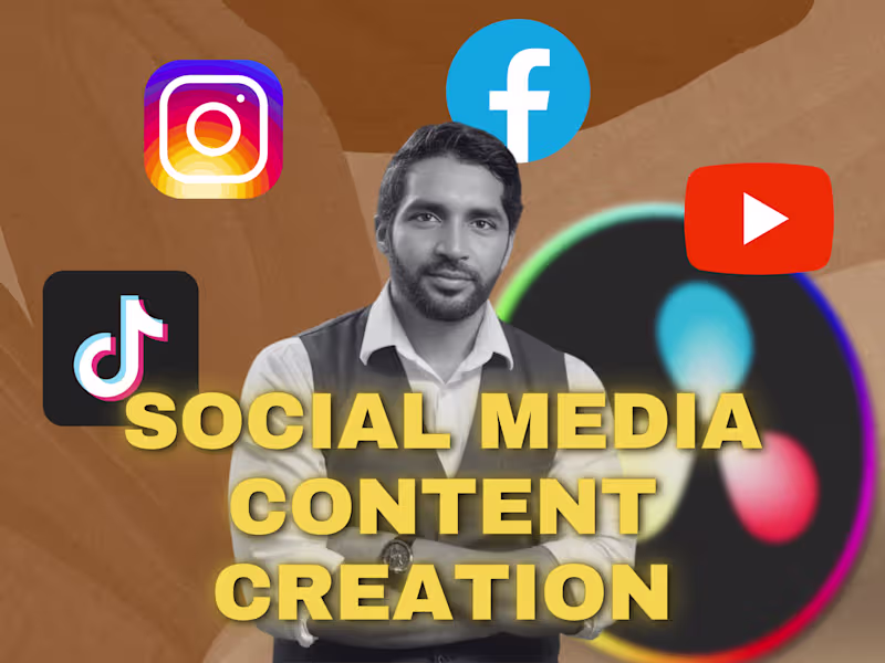 Cover image for Social Media Content Creation and Video Editing