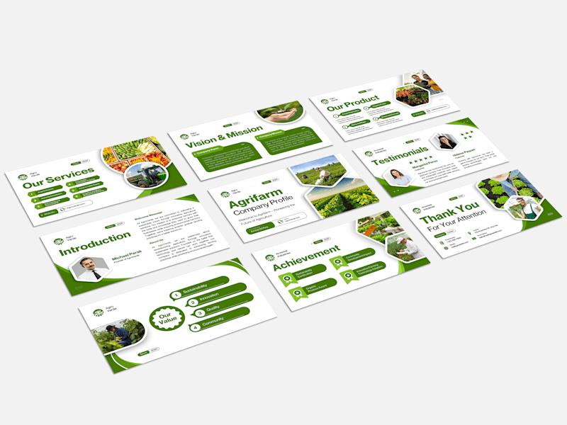 Cover image for Agriculture Presentation Design