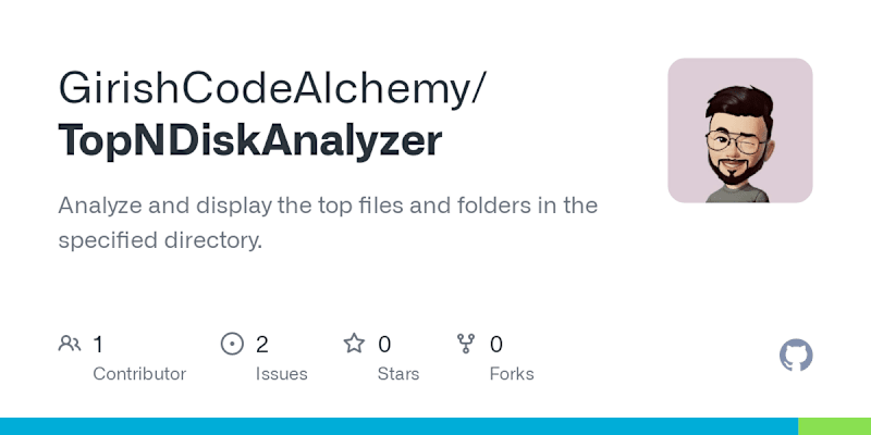 Cover image for TopNDiskAnalyzer