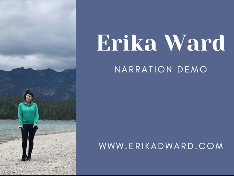 Cover image for Erika Ward - Narration Demo - YouTube