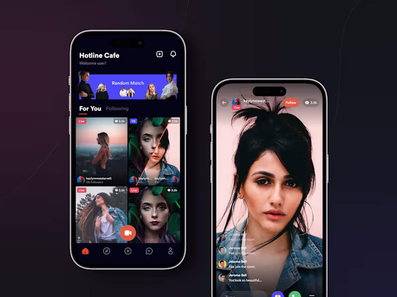 Cover image for Hotline Cafe - Meet random people