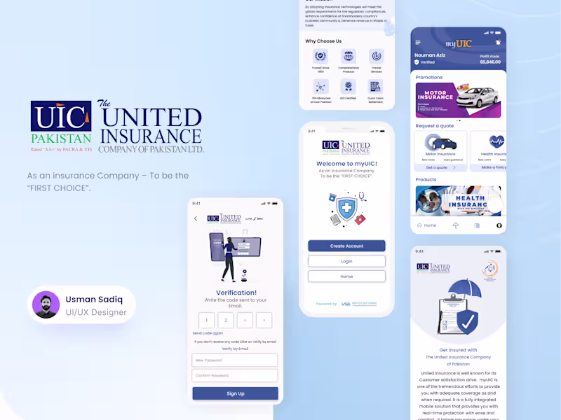 Cover image for myUIC Insurance Mobile App