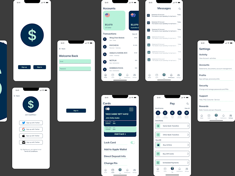Cover image for UI/UX REDESIGN OF FINANCIAL APP
