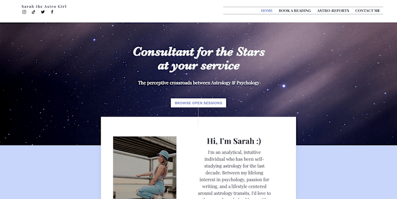 Cover image for Astrology Consulting Website