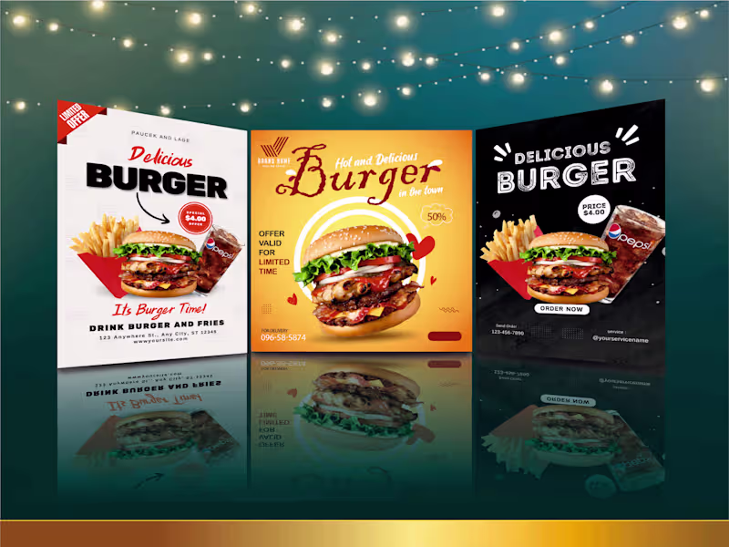 Cover image for i will make modern and luxury poster designs