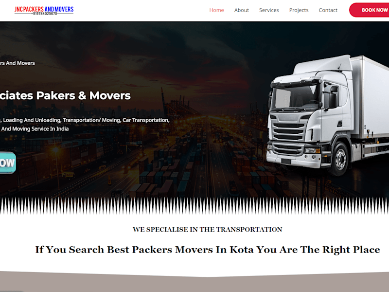 Cover image for Packers and Movers Web