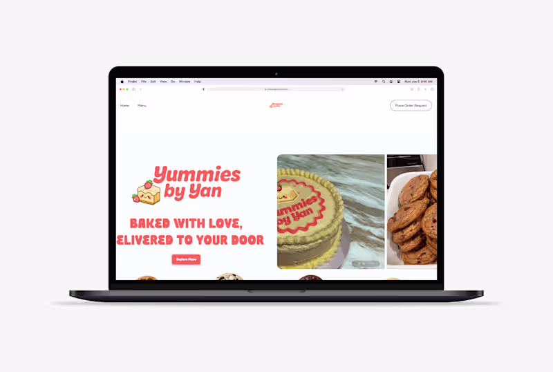 Cover image for Yummies by Yan — Bakery Branding & Website Design
