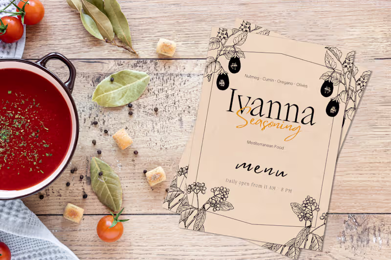 Cover image for Brand Identity Development for Ivana’s Mediterranean