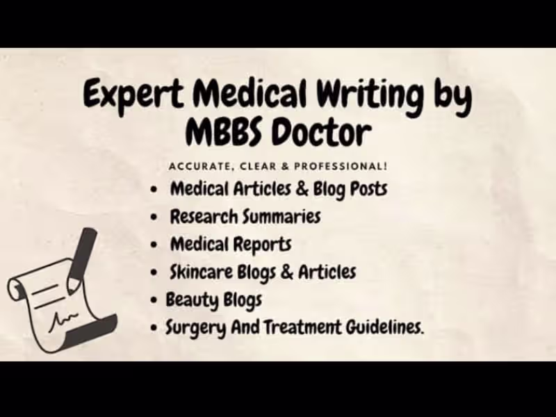 Cover image for MBBS Doctor for Reliable, Well-Researched Articles