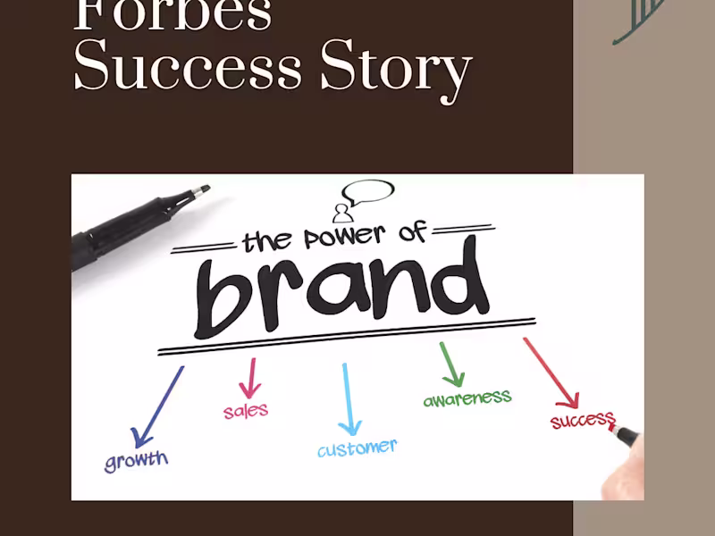 Cover image for A PERSONAL BRAND THAT MADE IT TO FORBES