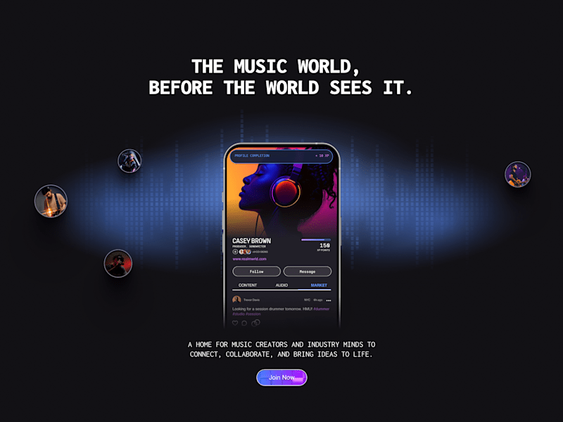 Cover image for Realm - Social Media Platform for Music Producers and Artists