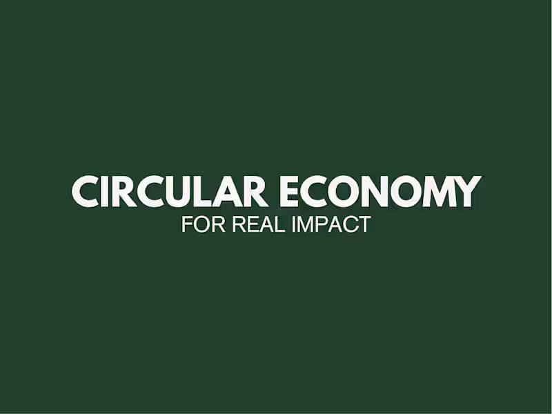 Cover image for Circular economy strategy & opportunities
