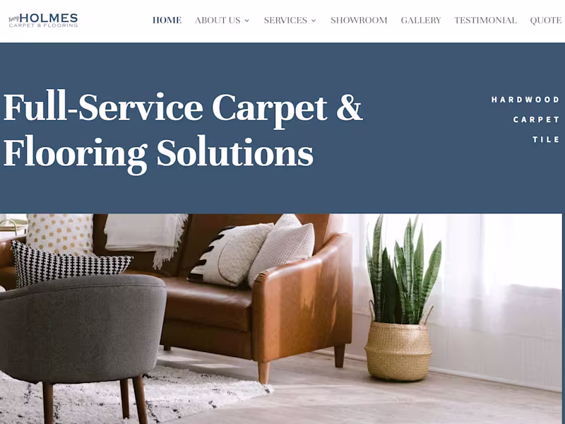 Cover image for Holmes flooring - Flooring Solutions