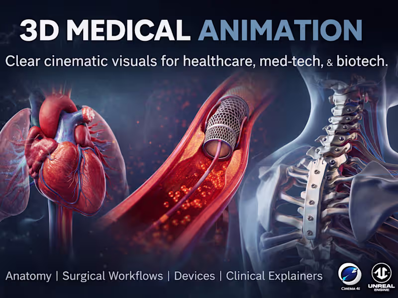 Cover image for 3D Medical Animation | Health Wellness 