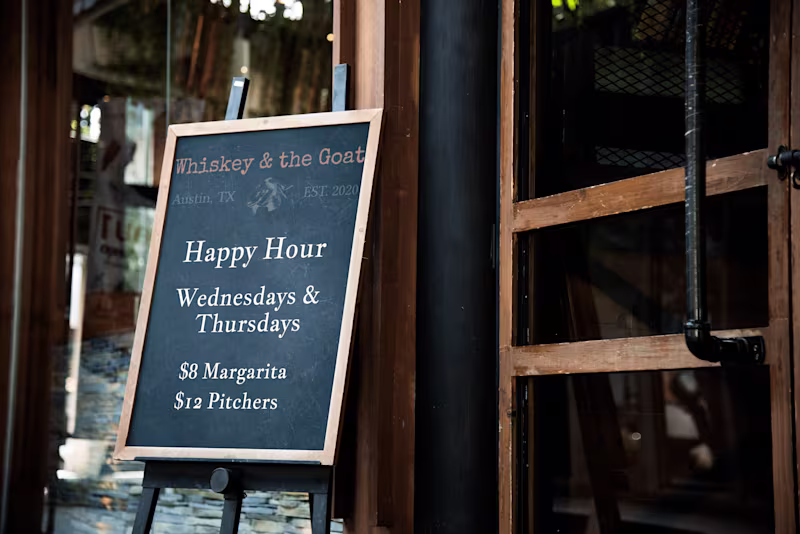 Cover image for Whiskey & the Goat Restaurant Branding