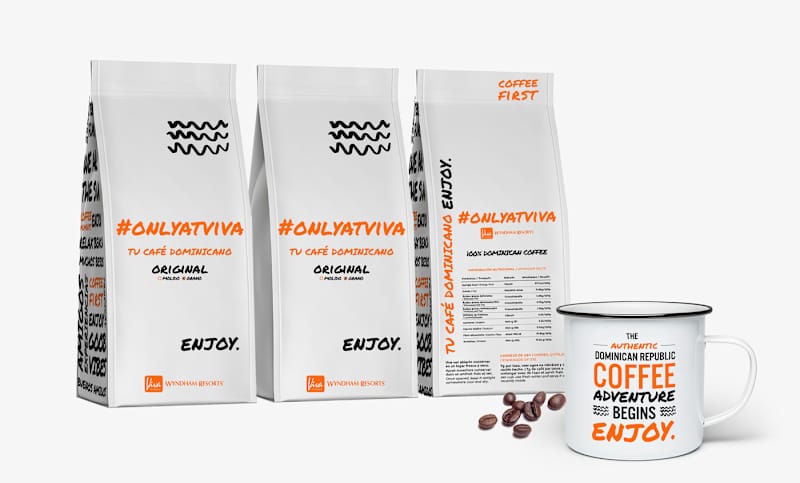 Cover image for #onlyatviva coffee packaging on Behance