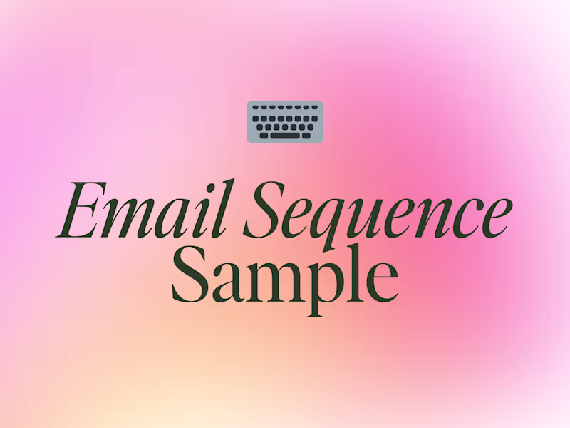 Cover image for Launch Email Sequence 