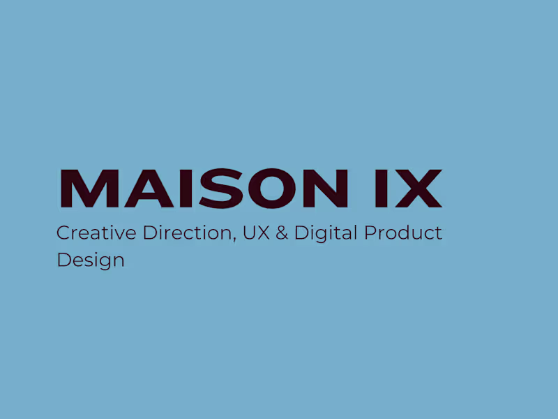 Cover image for Maison IX – Digital CRO Agency Brand & Product Suite