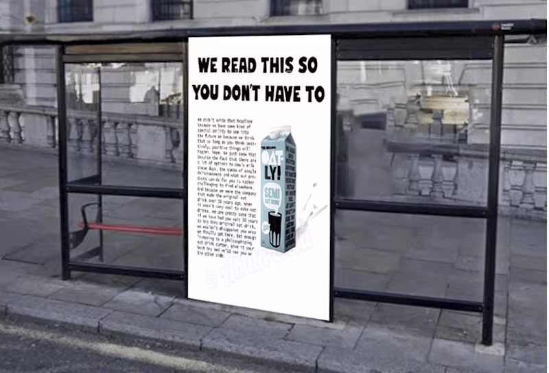 Cover image for Spec work: Oatly